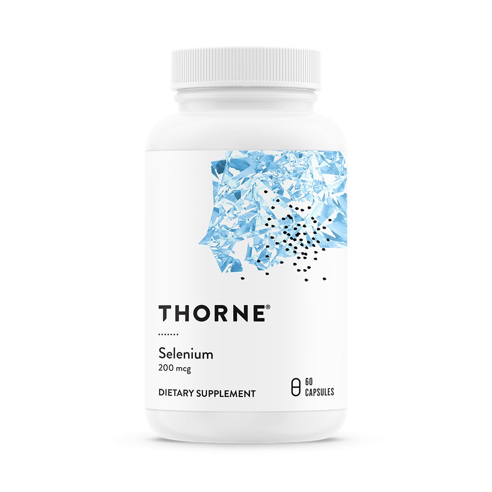 Thorne Research, Selenium  - Selen 200 mcg, Suplement diety, 60 kaps.