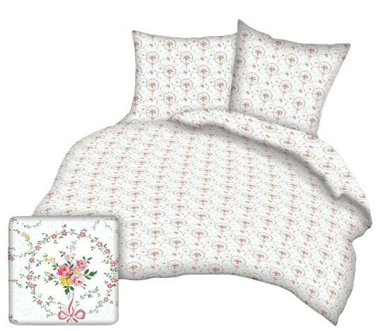 Pościel z kory 180x200 wianuszki wianki czerwone