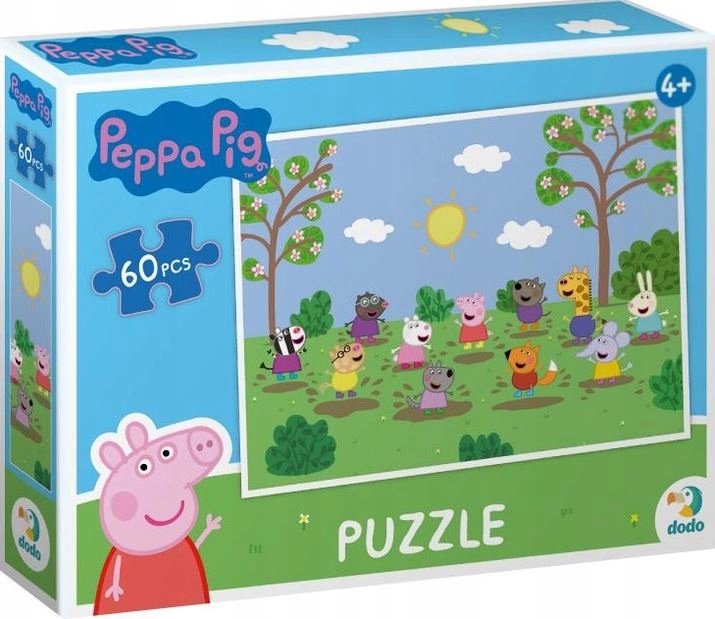 Puzzle edukacyjne Świnka Peppa dla dzieci 60el.