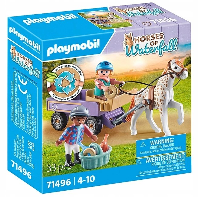 PLAYMOBIL 71496 POWÓZ KUCYKÓW HORSES OF WATERFALL