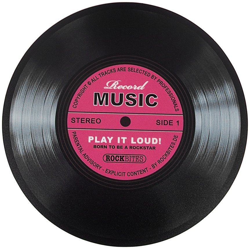 podkładka pod mysz RECORD MUSIC - PINK