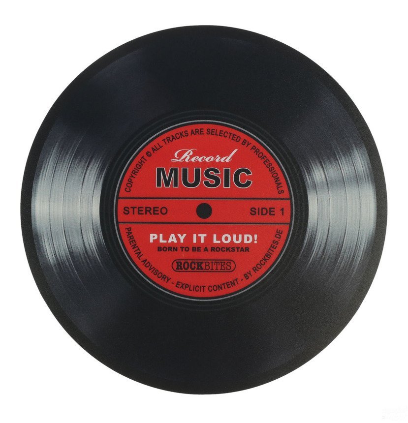 podkładka pod mysz RECORD MUSIC - RED