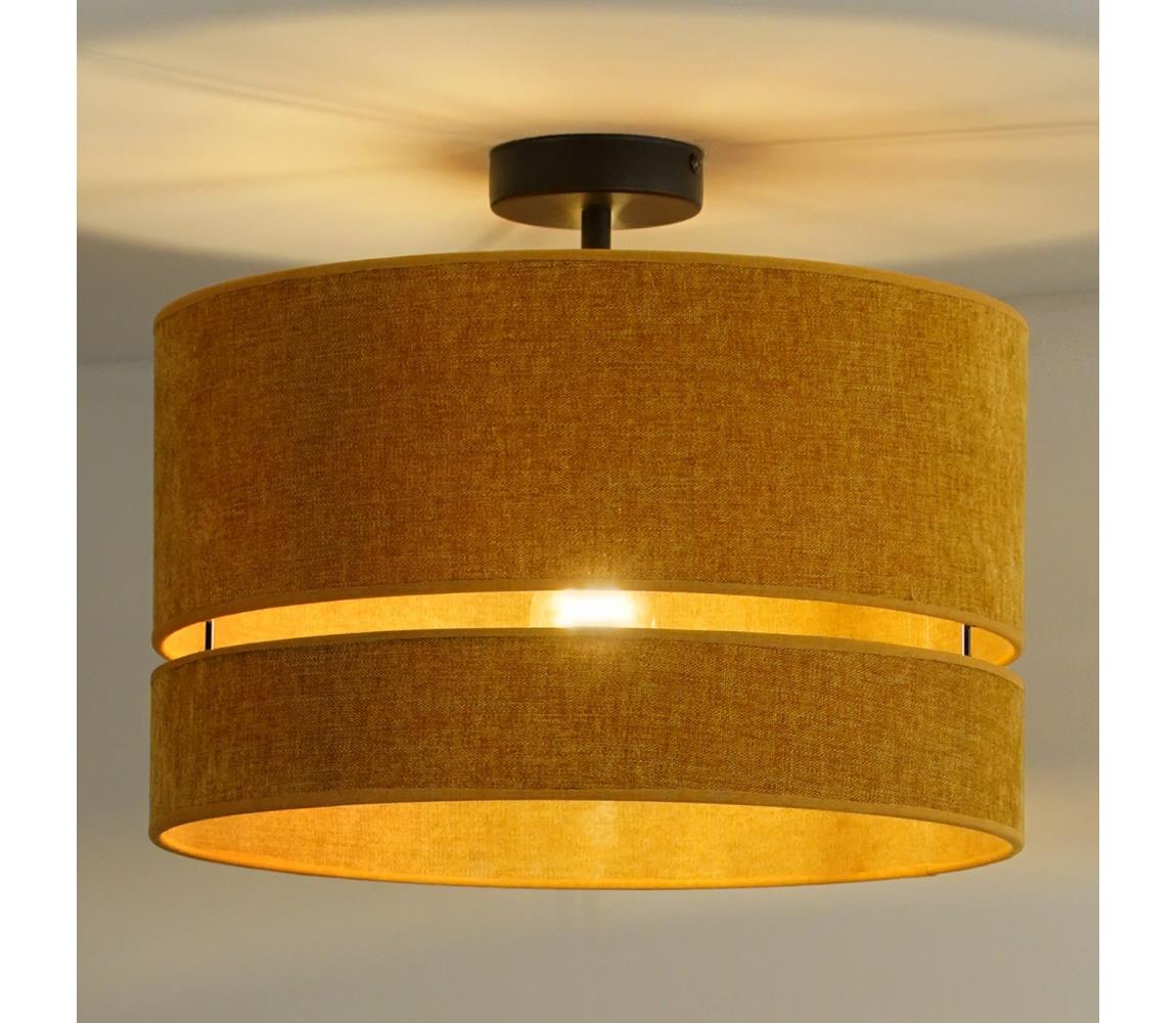 Duolla - Żyrandol natynkowy DOUBLE 1xE27/15W/230V śr. 40 cm pomarańczowy