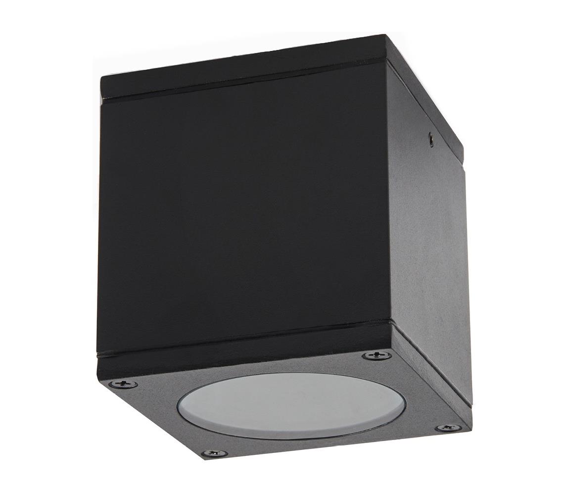 Oświetlenie zewnętrzne punktowe 1xGU10/35W/230V IP54 kanciaste czarne