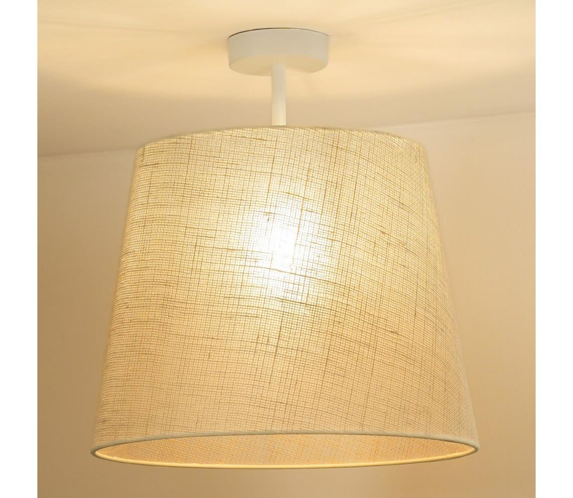 Duolla - Żyrandol natynkowy YUTE 1xE27/15W/230V śr. 38 cm szary