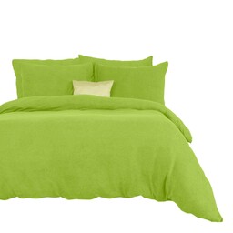 Darymex Pościel frotte 160x200 zielona 014 nowa jednobarwna