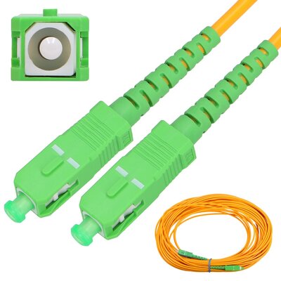 ExtraLink PATCHCORD SC/APC-SC/APC SM G.652D SIMPLEX 5M EX.9106