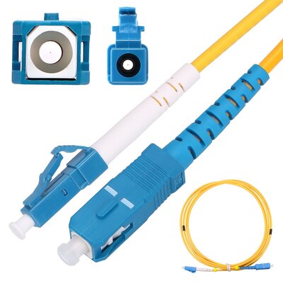 ExtraLink PATCHCORD LC/UPC-SC/UPC SM G.652D SIMPLEX 3.0MM 0.5M EX.12257