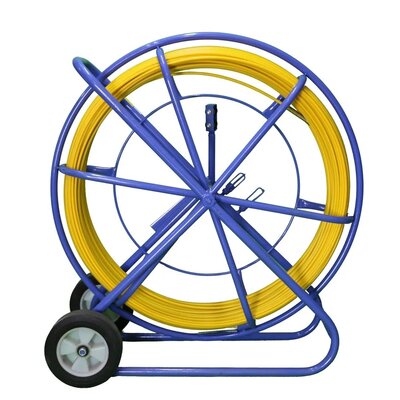Extralink Pilot 3.8mm 75m | Pilot do przeciągania kabli | włókno szklane FRP, śr. 3,8mm, dł. 75m, żółty