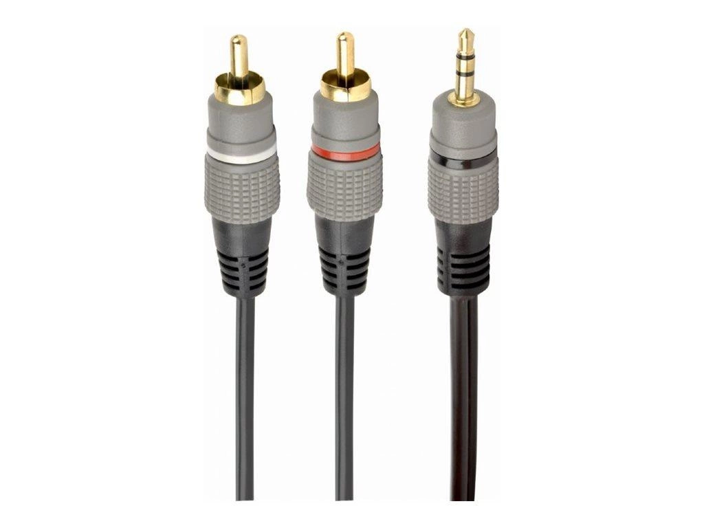 GEMBIRD Kabel 3.5mm stereo - 2xRCA 1.5m pozłacane złącza