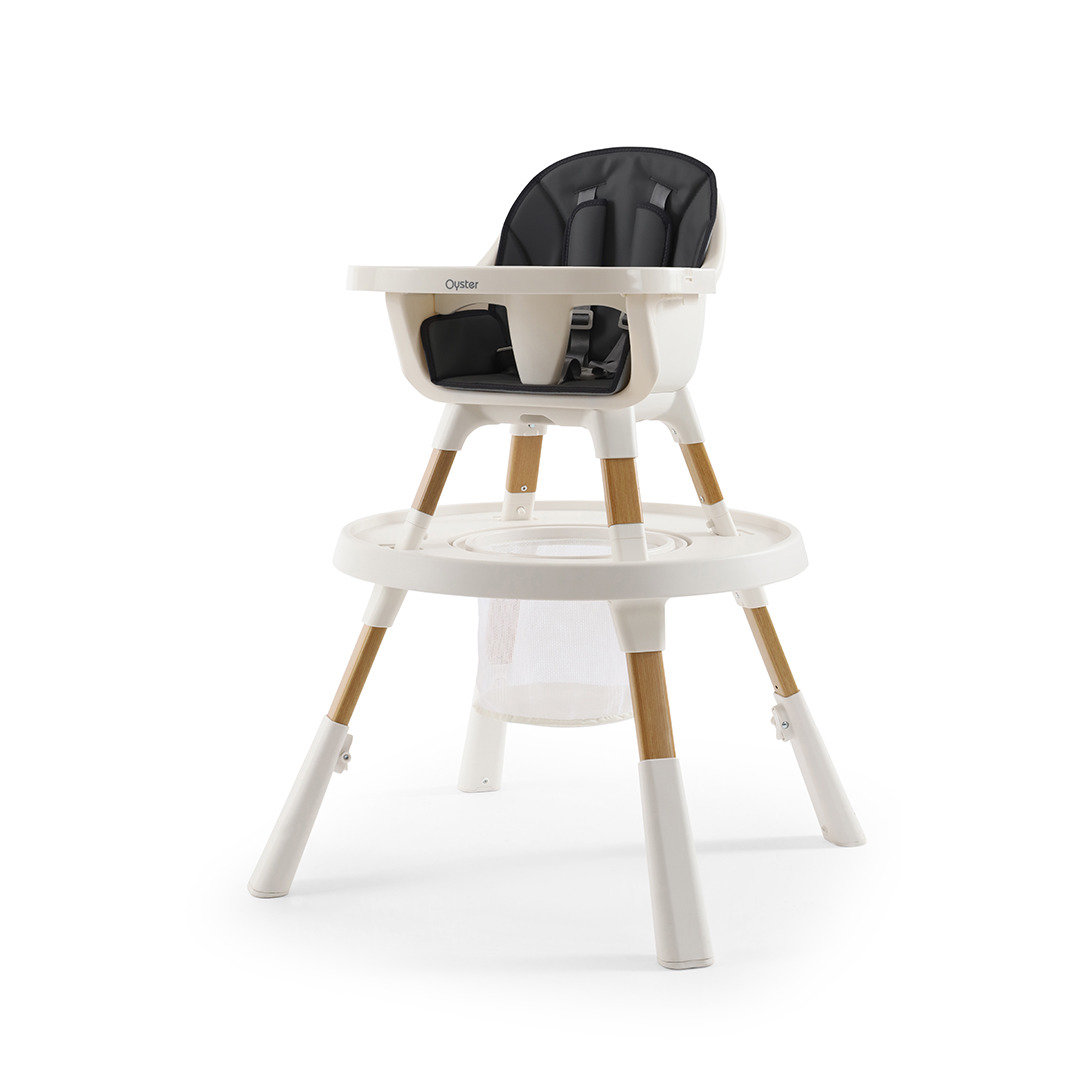Oyster Home Highchair Krzesełko do karmienia 4w1 Fossil, ciemno szary