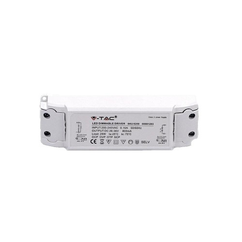 Zasilacz do Paneli LED A++ 29W 26-36V 800mA 230V V-TAC