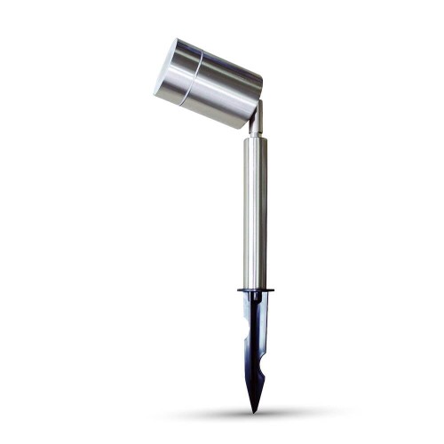 Oprawa Wbijana do Gruntu Stal Kwasówka GU10 Silver IP44 V-TAC VT-770