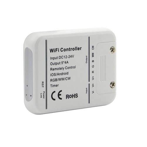 Kontroler Taśm RGB/WW/CW WiFi V-TAC Kompatybilność Amazon Alexa, Google Home, Nest VT-5009