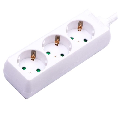 Przedłużacz 3 gniazda V-TAC (3G 1.5MM2 X 3M) Biały VT-1103