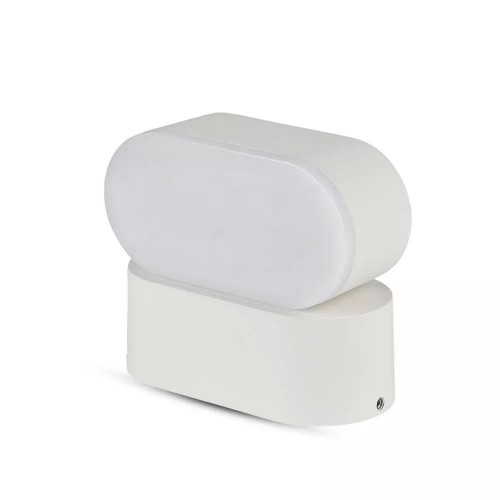 Kinkiet Zewnętrzny V-Tac 6W Led Biały Ip65 Obrotowy 350St Vt-816 4000K 800Lm