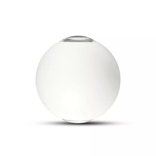Kinkiet Zewnętrzny V-Tac 6W Led Biały Okrągły Ip65 Vt-836 4000K 476Lm