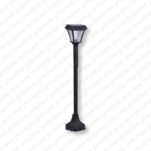 Słupek Ogrodowy Solarny V-TAC 2W LED IP44 93cm VT-984 3000K-4500K-6000K 110lm 3 Lata Gwarancji