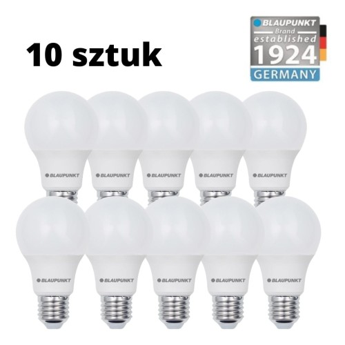 Zestaw 10 sztuk - Blaupunkt Żarówki LED E27 12W barwa naturalna