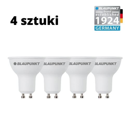 Zestaw 4 sztuk - Blaupunkt Żarówki LED GU10 5W WW