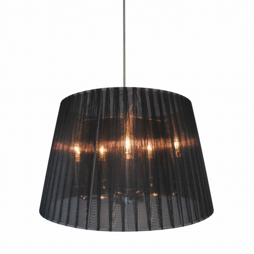 Lampa Wisząca P16194-Bk Black / Chrome Zuma Line