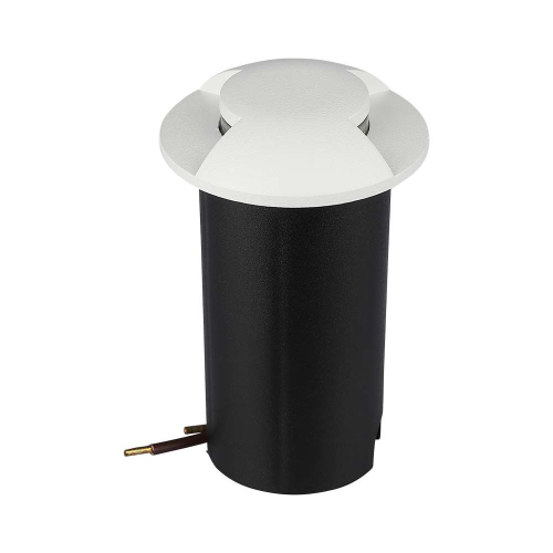 Oprawa Gruntowa Najazdowa 1W LED Biała 2-stronna IP67 VT-1161 6500K 50lm