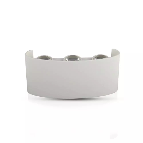 Kinkiet Zewnętrzny Oprawa Ścienna Góra/Dół V-Tac 5W Led Biała Ip54 Vt-846 4000K 630Lm