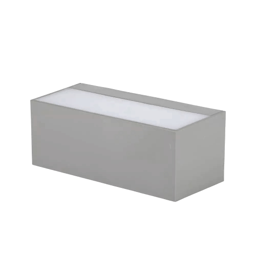Kinkiet Zewnętrzny Oprawa Ścienna V-Tac 12W Led Góra Dół Szara Ip65 Vt-8057 6400K 1150Lm
