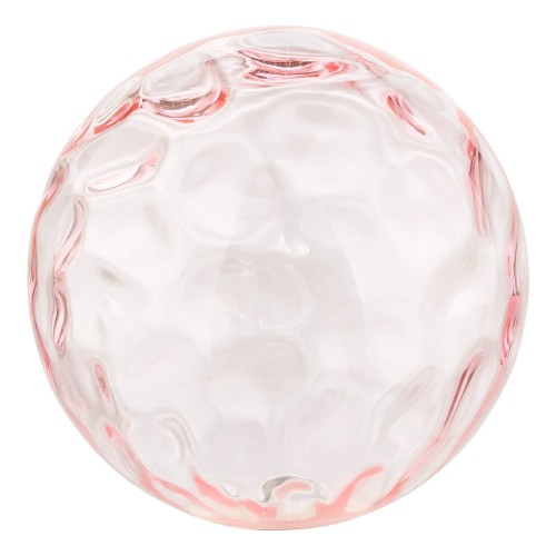 GL13 Mix & Match Pink Dimpled Glass