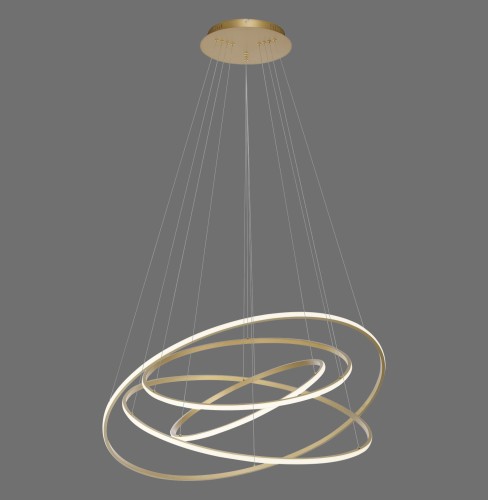 2124-60 TESSARA pendant light, brass matt