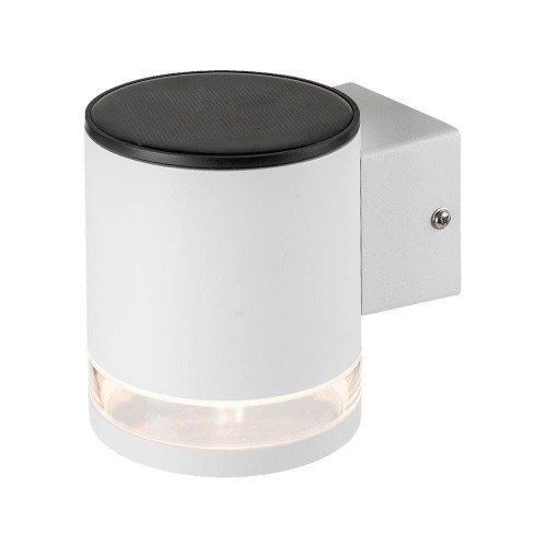 Kinkiet Zewnętrzny Solarny V-Tac 1W Led Biały Ip54 Vt-1139 3000K 70Lm 3 Lata Gwarancji
