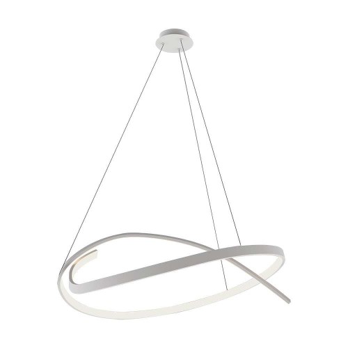 Oprawa Zwieszana V-TAC 48W LED Ściemnialna Biała VT-7916 3000K 5150lm