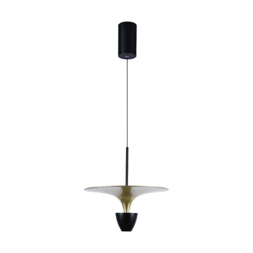 Oprawa Zwieszana V-TAC 9W LED Czarny+Złoty VT-7832 3000K 1000lm