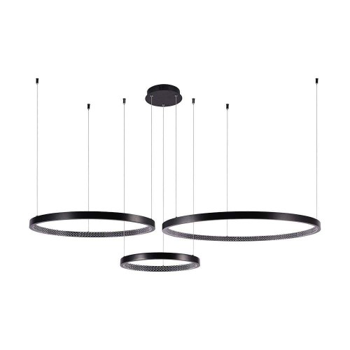 Oprawa Zwieszana V-TAC 57W LED Czarna VT-7824 4000K 6840lm