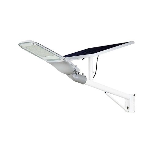 Oprawa Uliczna LED Solarna V-TAC SAMSUNG CHIP 50W Biała IP65 VT-ST303 4000K 3000lm 3 Lata Gwarancji