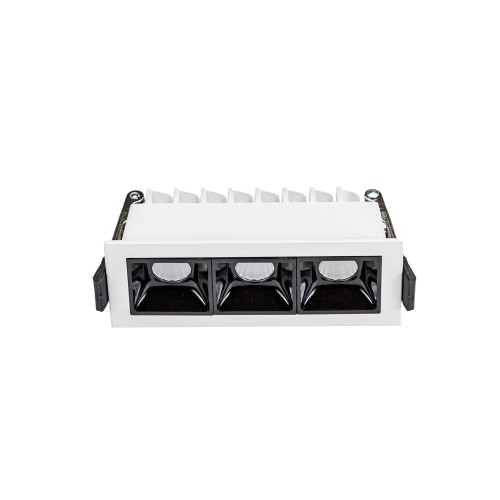 GRID - Model M - oprawa podtynkowa 47x45x106 mm, 8W, 45, kolor biały DIM