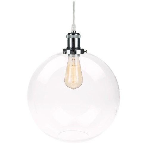 NEW YORK LOFT NO. 2 MAX chrom - Szklana lampa wisząca Altavola Design