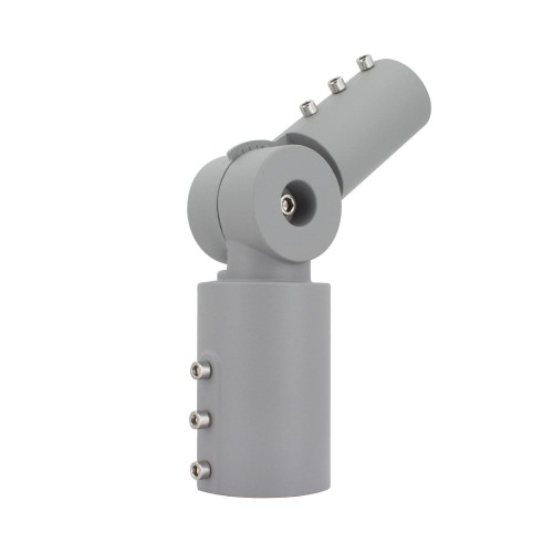 Uchwyt do Słupa Rotacyjny 90º Ø60mm do Opraw LED Ulicznych Szary Radikal Strasse lm