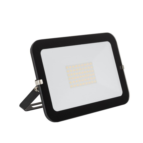 Naświetlacz LED 50W 3000K 120lm/W IP65 Slim Szklany Czarny Radikal FloodSlim 5000 lm