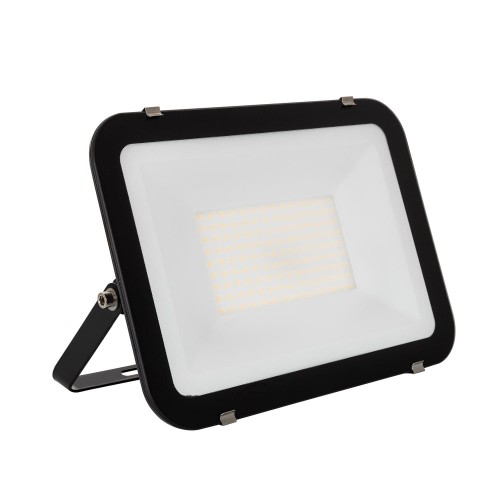 Naświetlacz LED 100W 3000K 120lm/W IP65 Slim Szklany Czarny Radikal FloodSlim 10000 lm