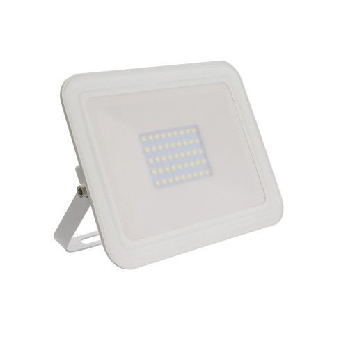 Naświetlacz LED 30W 6000K 120lm/W IP65 Slim Szklany Biały Radikal FloodSlim 3000 lm