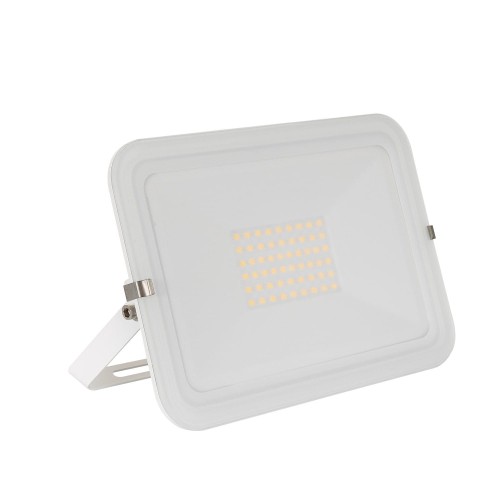 Naświetlacz LED 50W 3000K 120lm/W IP65 Slim Szklany Biały Radikal FloodSlim 5000 lm