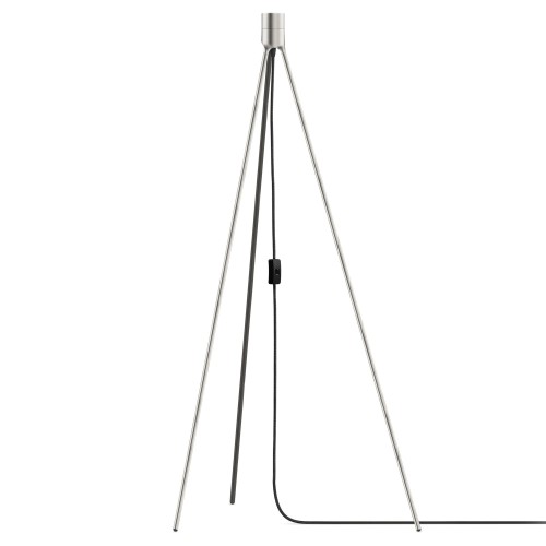 Podstawa do lamp Tripod Floor brushed steel UMAGE - stalowy /Kolor: Srebrny/