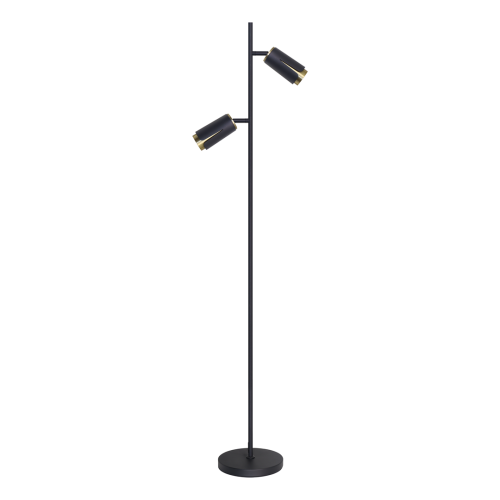 FLOWER BLACK GOLD LAMPA PODŁOGOWA 1xGU10