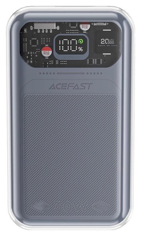 Acefast Sparkling Series 20000mAh 30W szary (M2)
