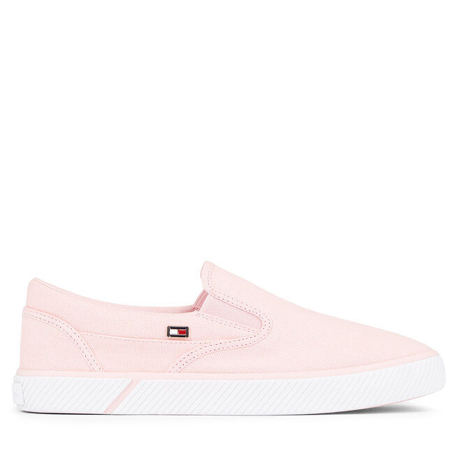 Tenisówki Tommy Hilfiger Vulc Canvas Slip-On Sneaker FW0FW08065 Whimsy Pink TJQ