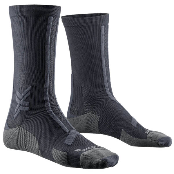 X-SOCKS skarpety biegowe TRAILRUN DISCOVER CREW black/charcoal