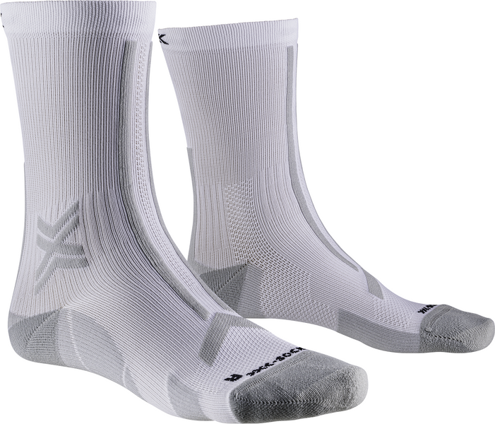 X-SOCKS skarpety biegowe TRAILRUN DISCOVER CREW arctic white/pearl grey