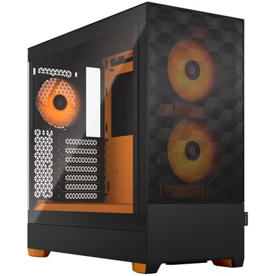 Fractal Design Pop Air TG Clear Tint RGB pomarańczowa