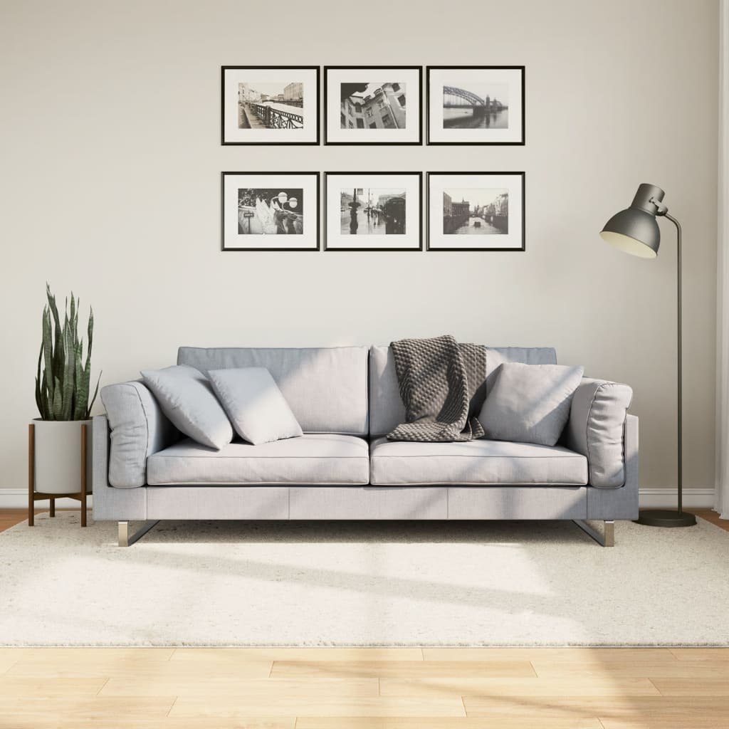 Dywan z krótkim włosiem, beżowy, 160x230 cm